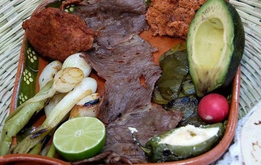 Cecina típica de Morelos